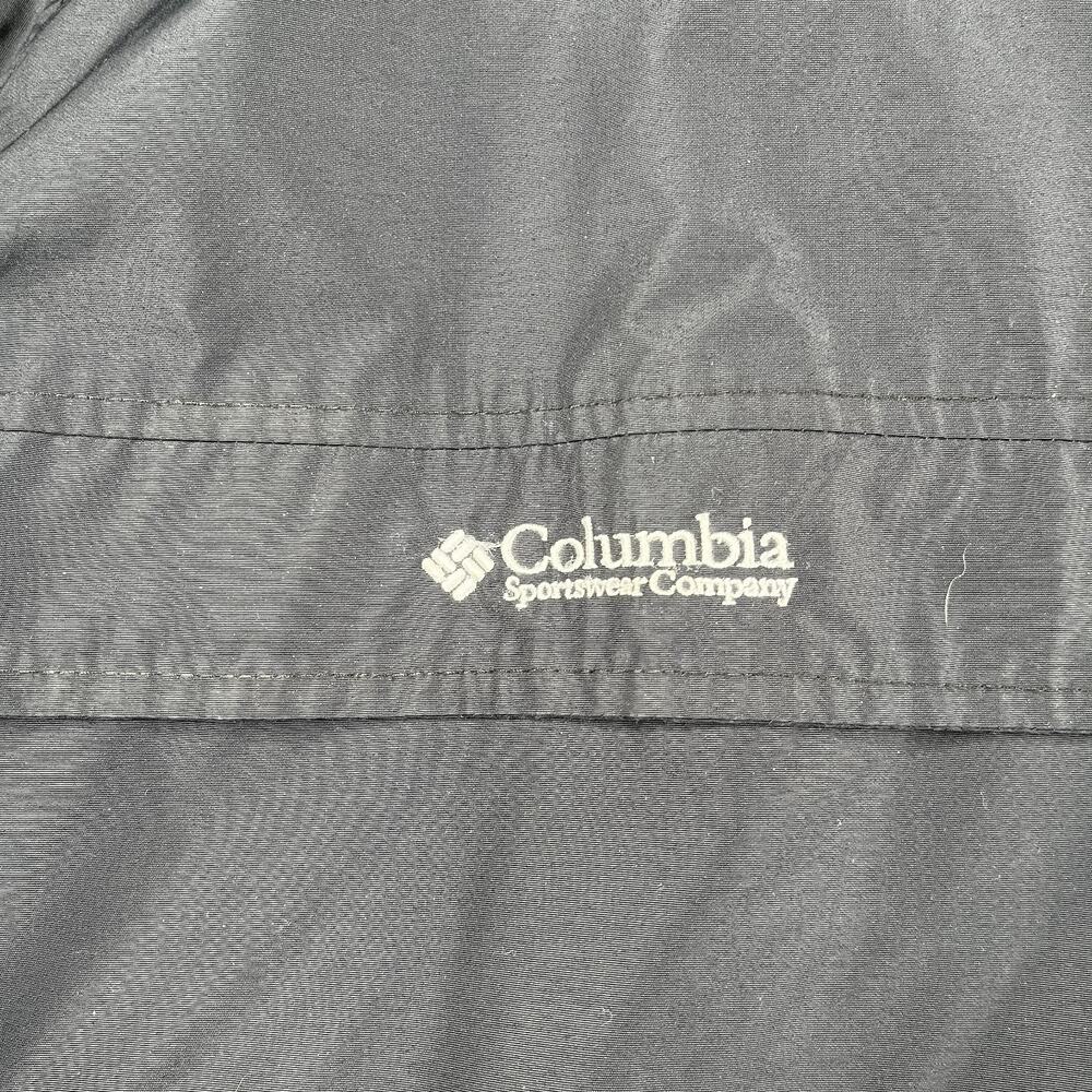Vintage Columbia Winter Fleece Lined Jacket Mens Large Black Hooded Pockets VTG - Picture 4 of 16